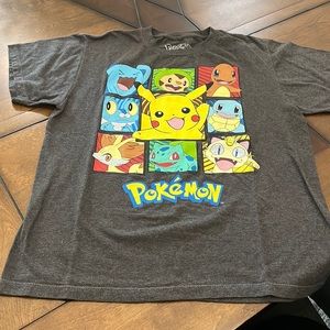 POKEMON PIKACHU  T Shirt  Youth Large Dark Gray 2018